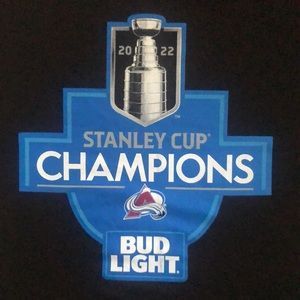 Colorado Avalanche Stanley Cup Bud Light T-Shirt NWOT